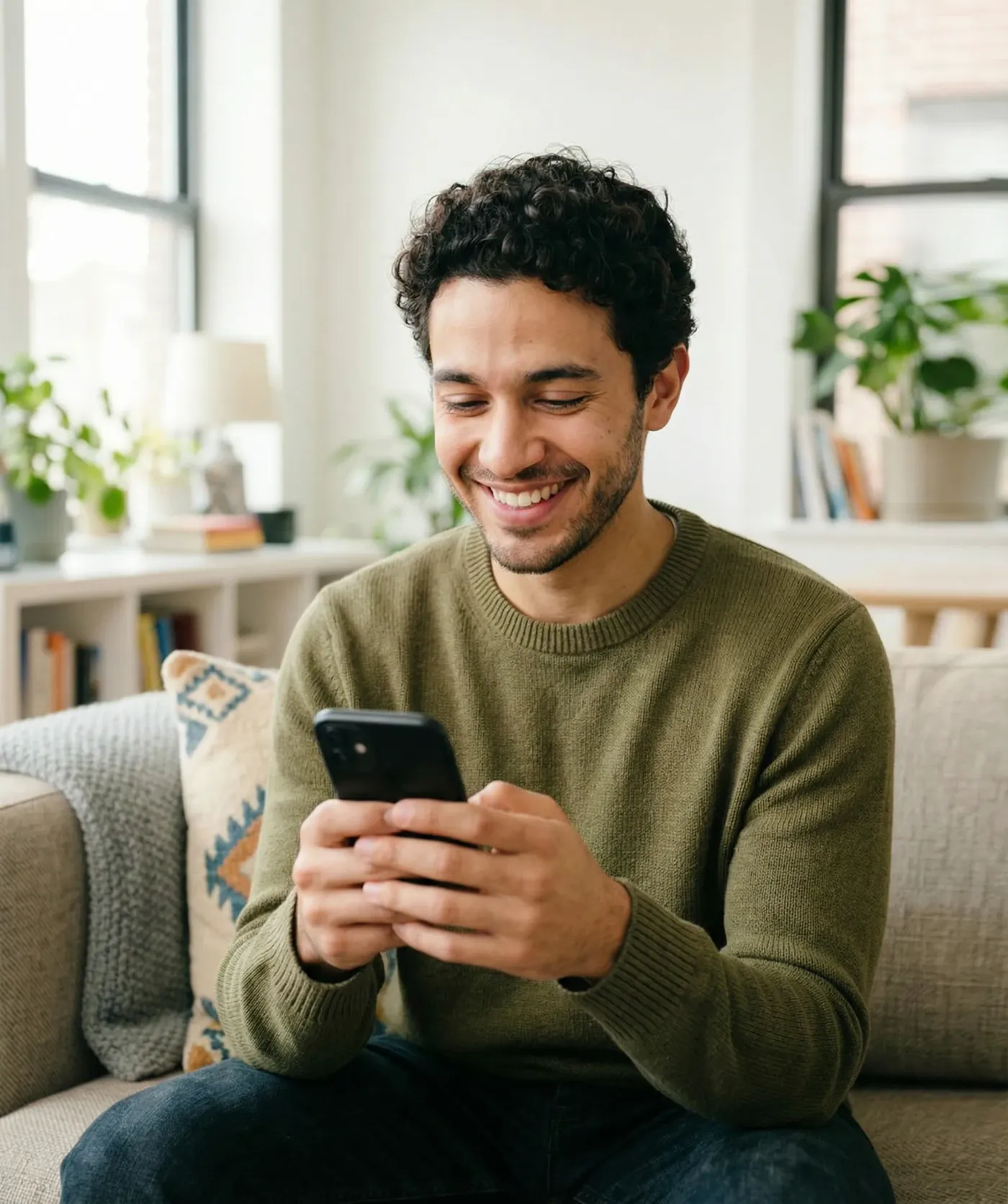 Man with phone