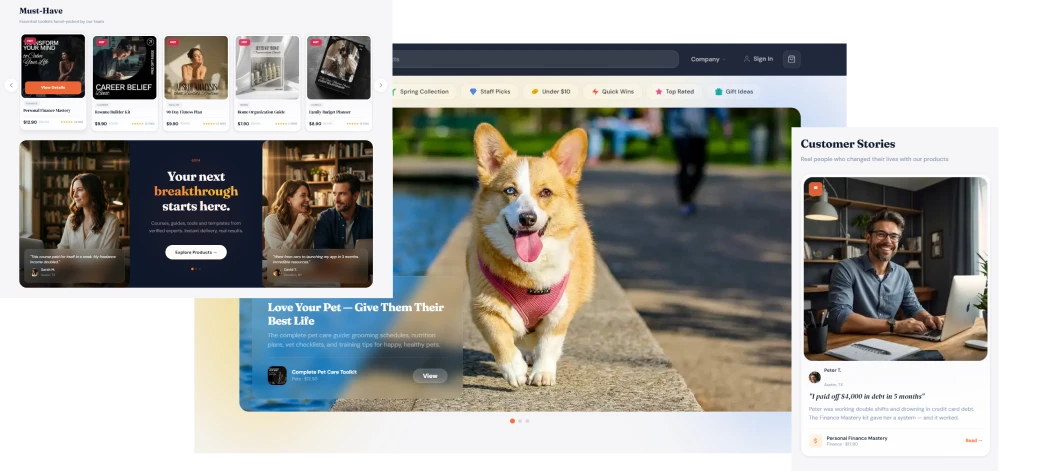 Store interface example