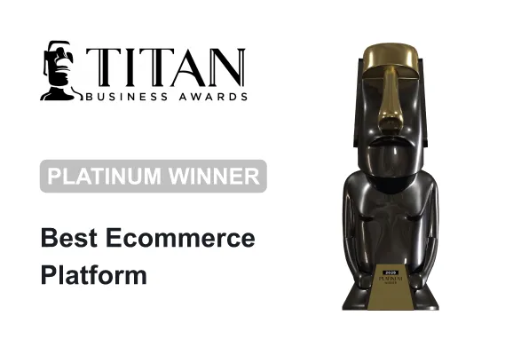 Titan Business Awards – Platinum Winner, Best Ecommerce Platform
