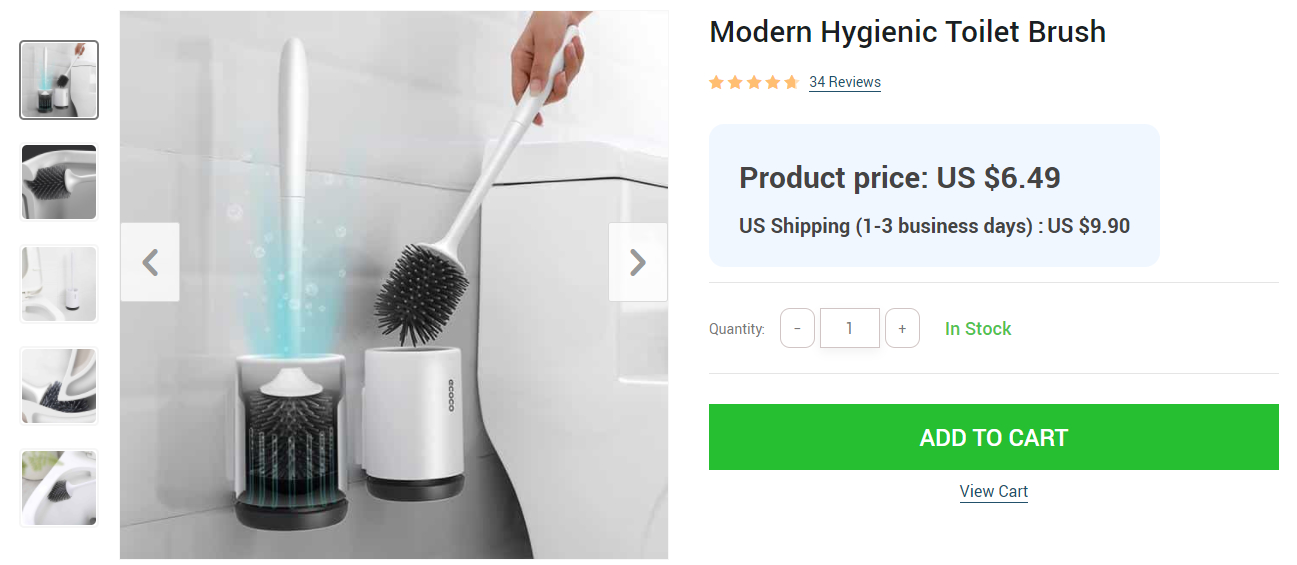 This toilet brush is one of Sellvia’s best dropshipping products