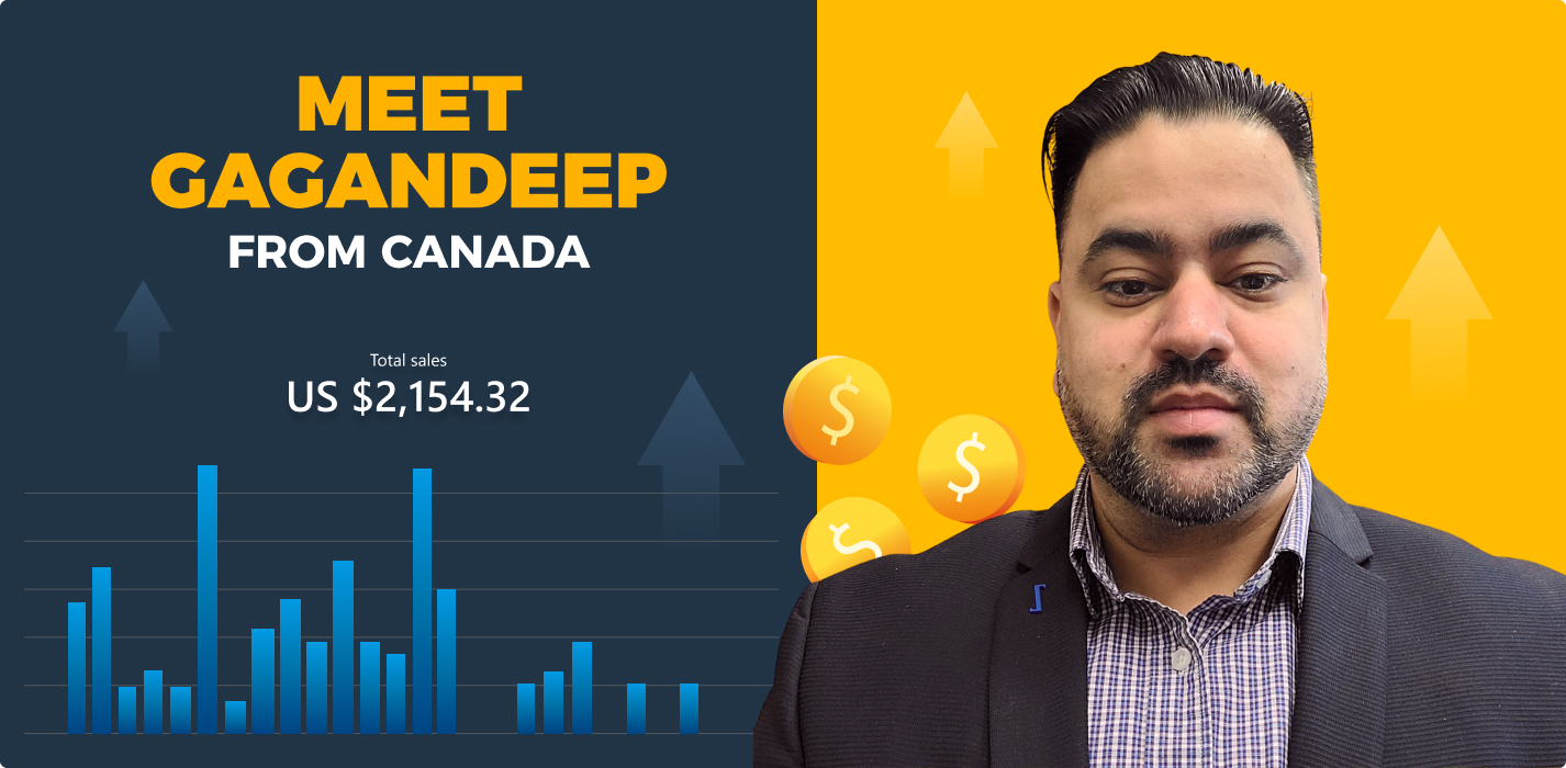How Gagandeep Went From 0 To $2,100+/Month With Sellvia