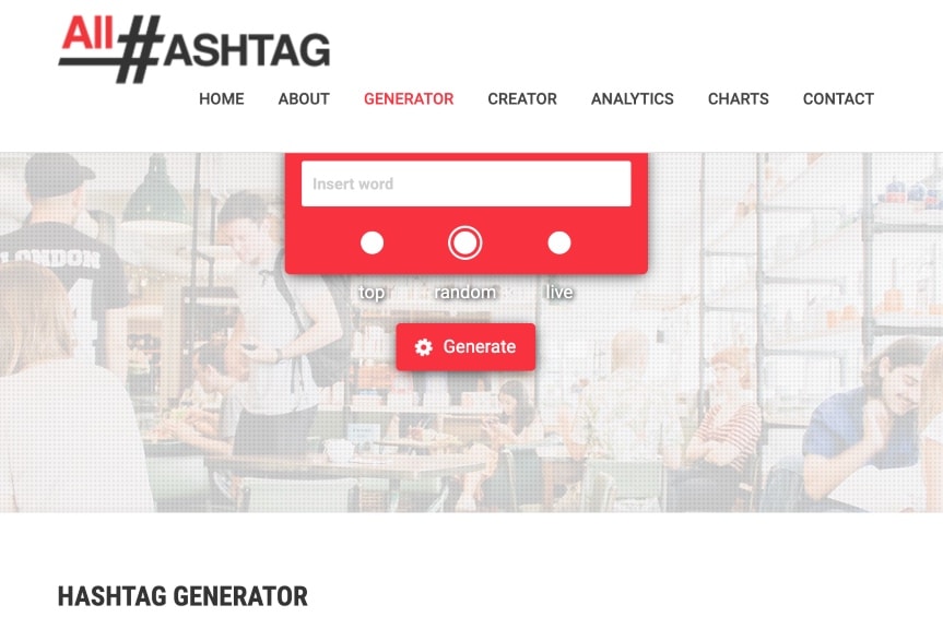 Using generators to find the best Instagram hashtag for your business