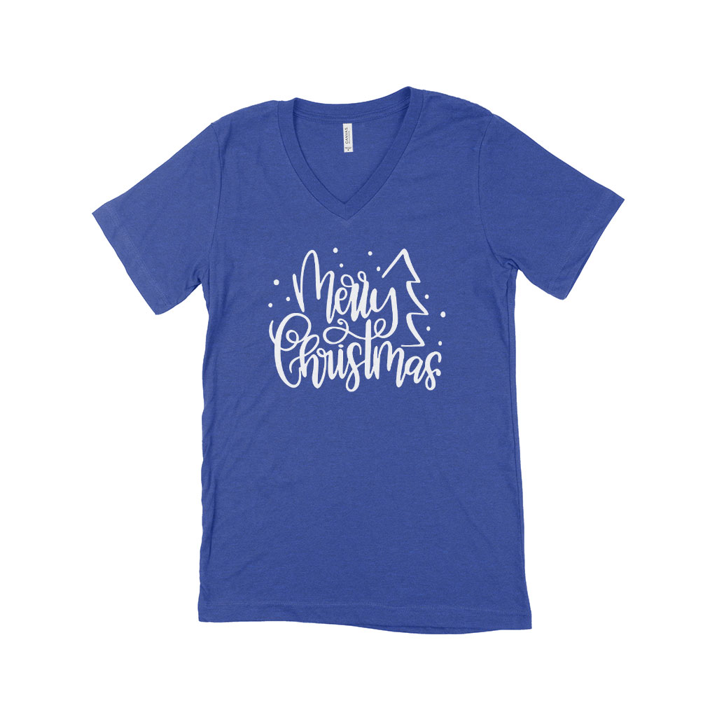 Merry-Christmas-Unisex-Jersey-V-Neck-T-Shirt.jpeg