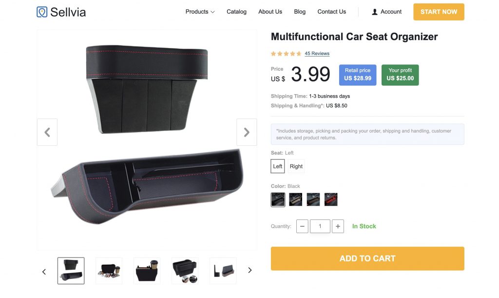 a picture showing the best-selling product of 2021 - it's car seat organizer