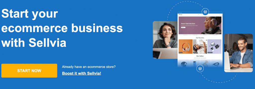how to set up an ecommerce business with sellvia