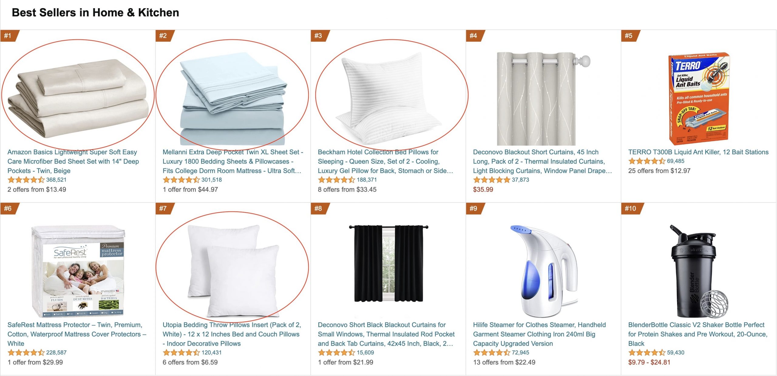 Top 4 Selling Items on : 's Best Selling Products