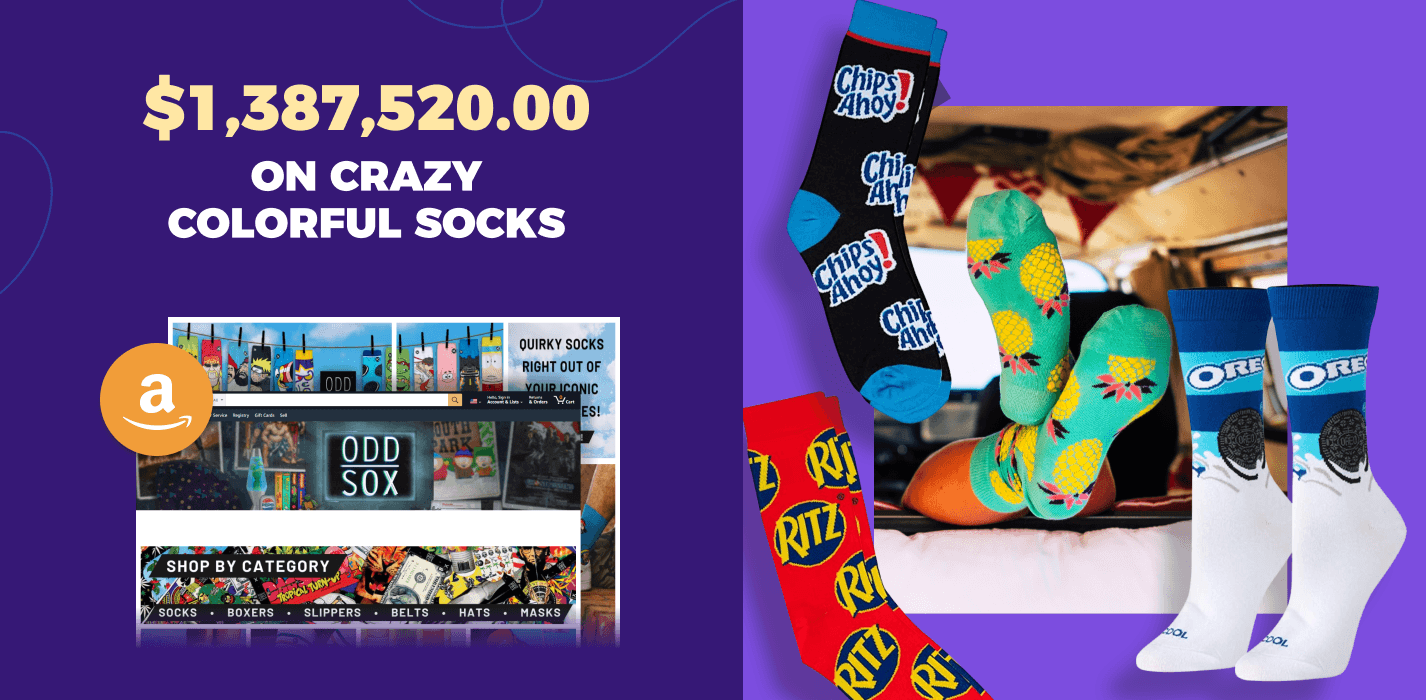 Make Real Money Online On Crazy Colorful Socks: From Nothing to $1,387,520.00 By Sharing Your Personality
