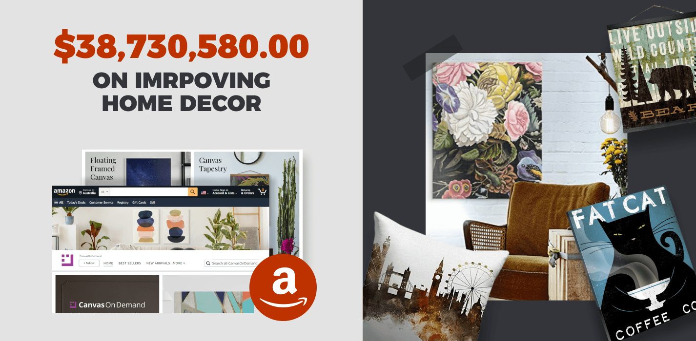 Are Home Goods A Good Fit For Ecommerce? These Guys Made $38,730,580 On Canvas Art!