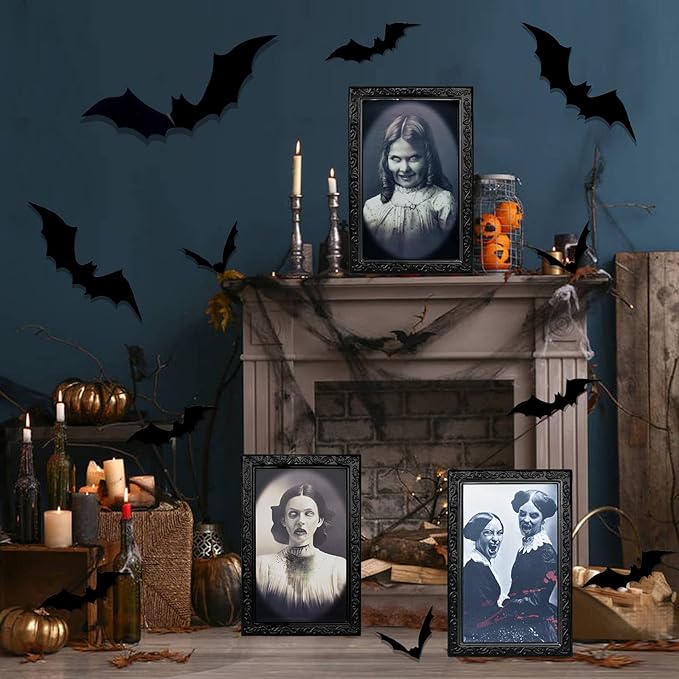 a picture showing animated portrait for halloween to sell online