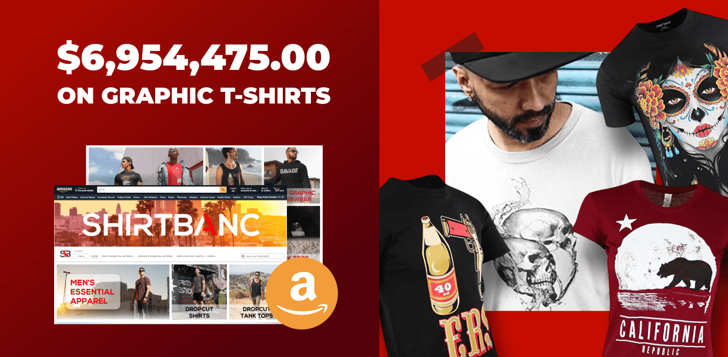 From $0 To Over $6.9M With Unique Graphic T-shirts [Case Study]