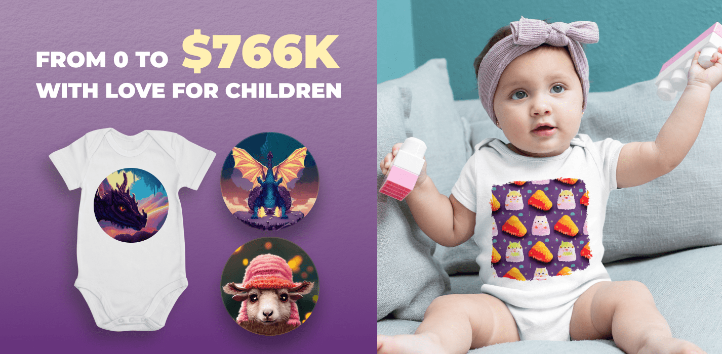 How To Make $766K With Cute Baby Onesies By Making Babies Look Sweet?