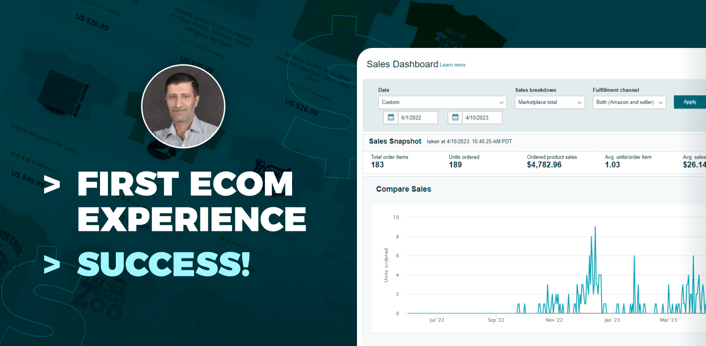 0 Experience In Ecommerce Management, $4.7K+ In Sales (WOW!)