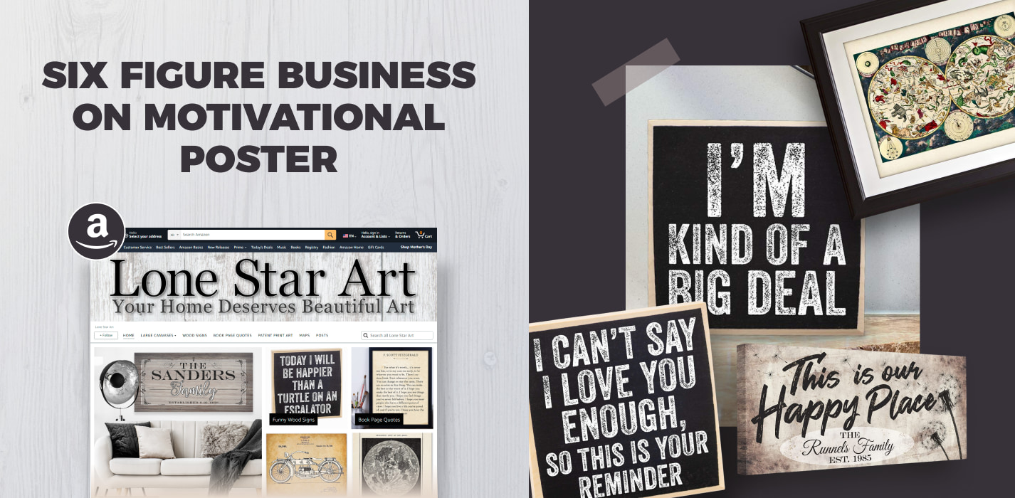 From Zero to $1.2 Million: The Inspirational Amazon Success Story of a Motivational Art Store