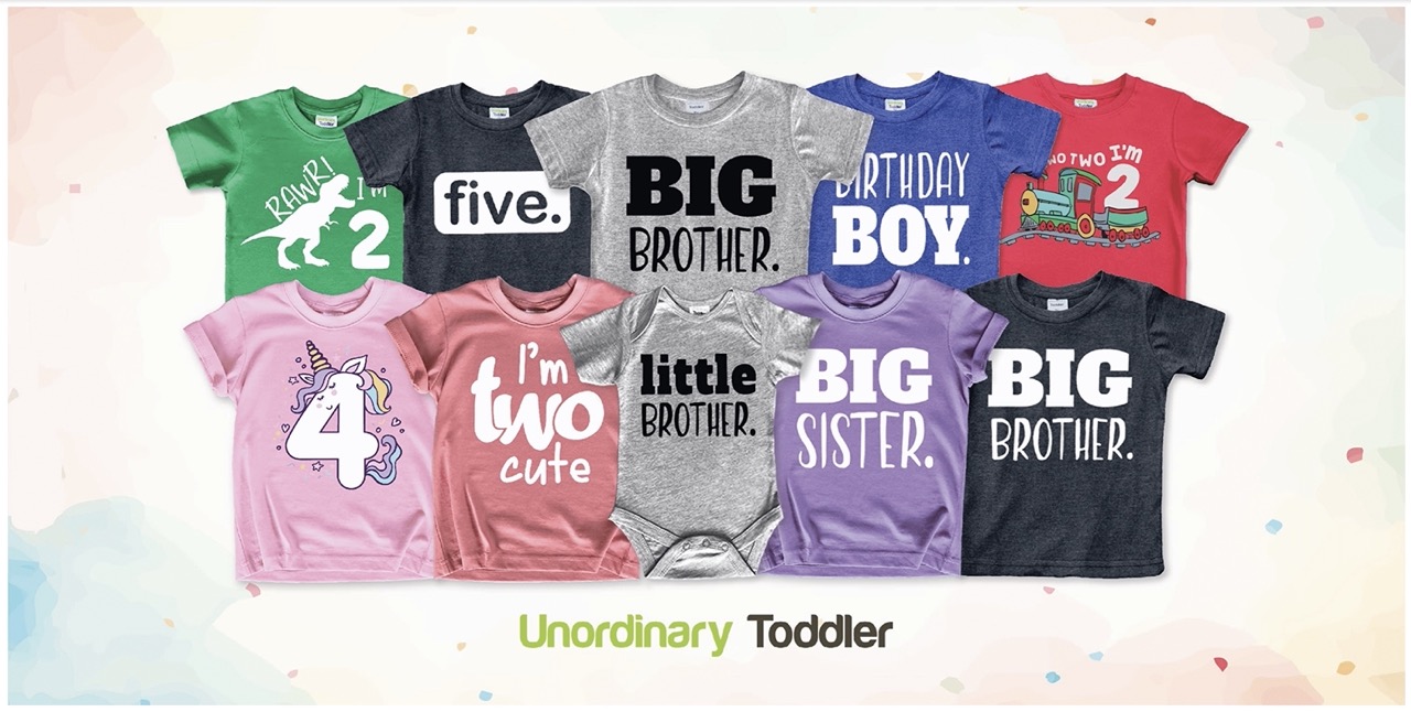 a picture showing a $1m store on Amazon with kids clothing -- it's Unordinary toddler