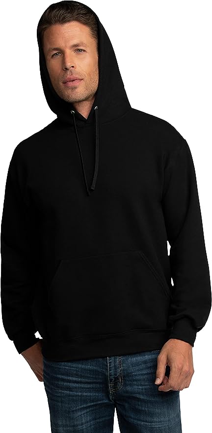 a picture showing a stock black hoodie that is extremely popular in october