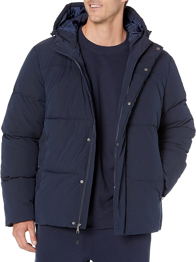 a picture showing a recycled parka to sell in november