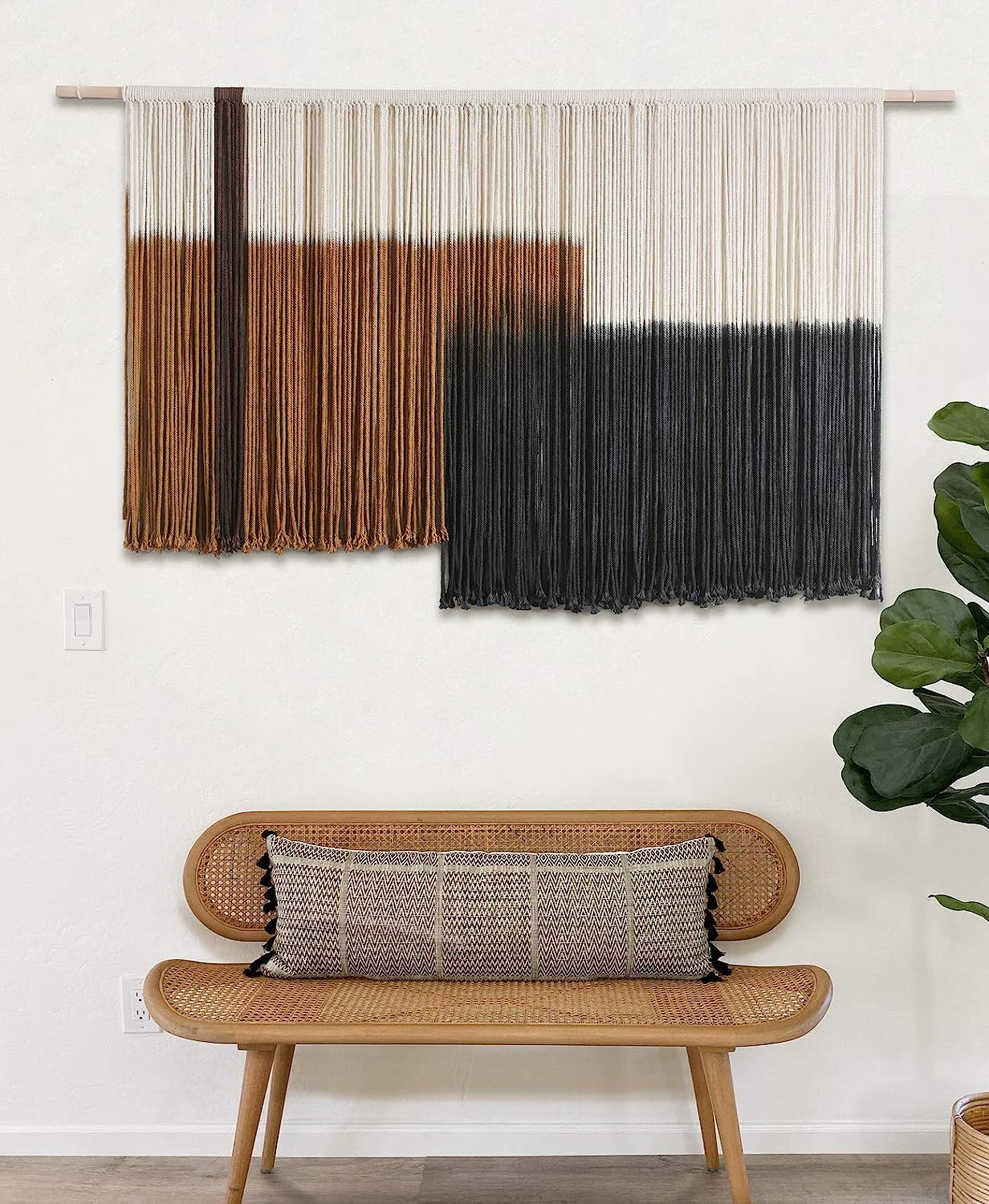a picture showing one of most wished products of this fall -- it's a macrame wall art
