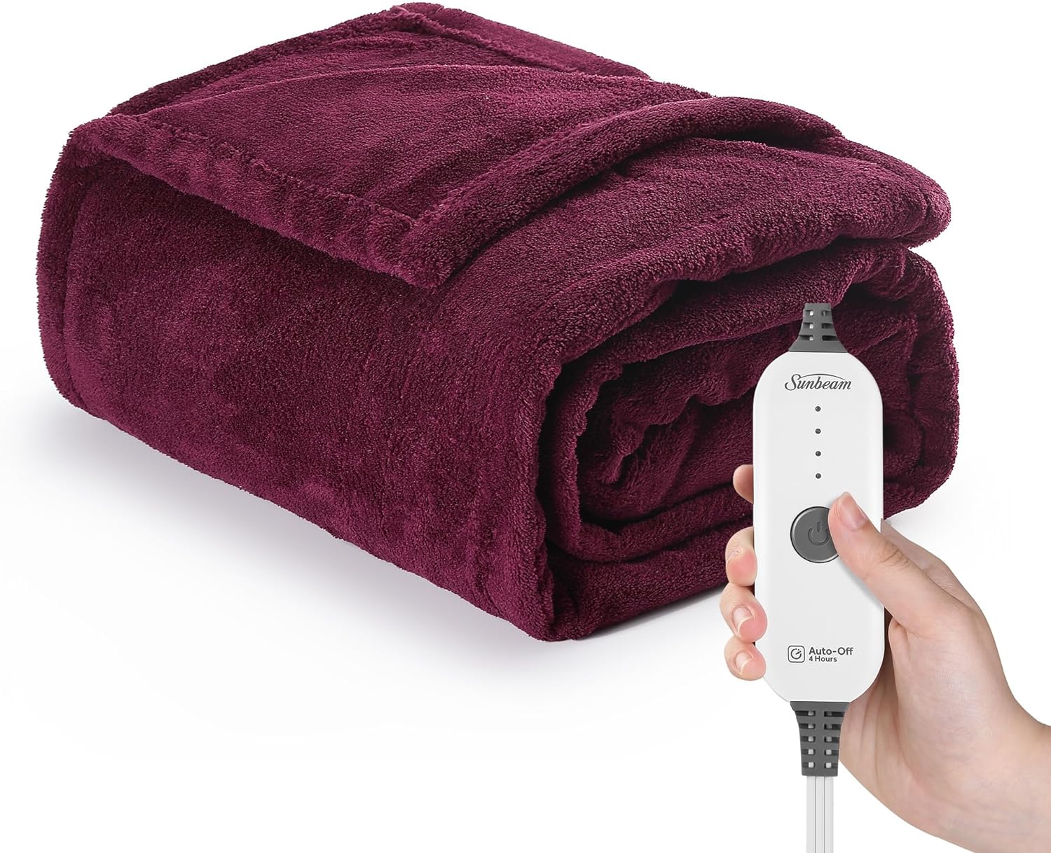 a picture showing a sunheated blanket to keep your buyers warm in november