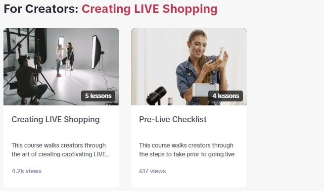 a picture showing how to create live video for online stores