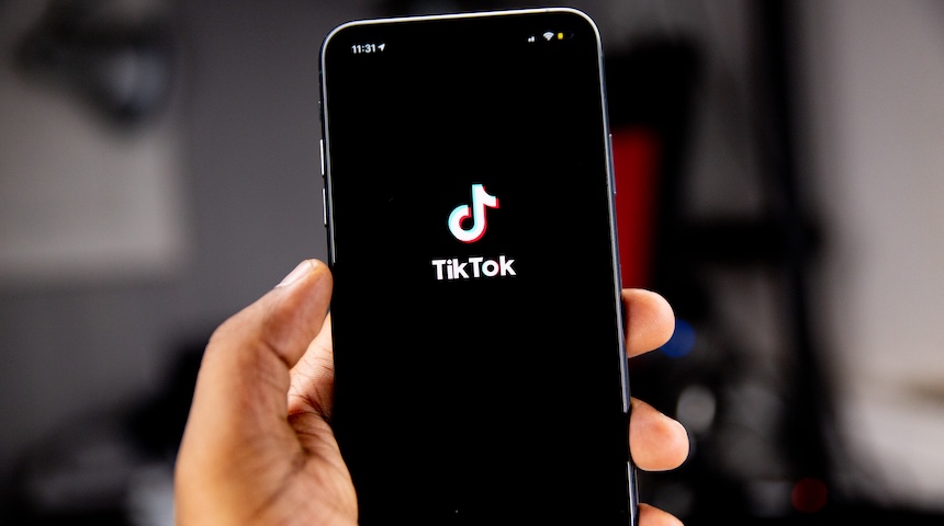 a picture showing the TikTok label