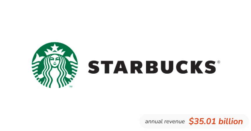 Starbucks annual revenue