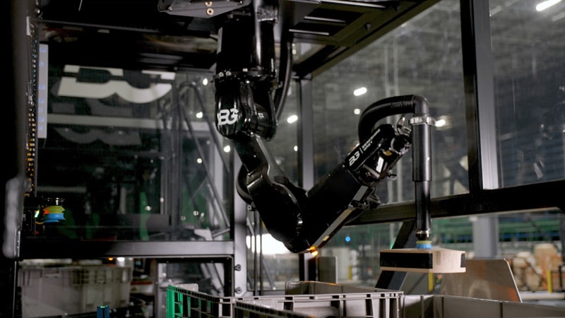 Photo of a Berkshire Grey Robot working