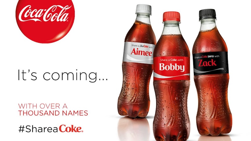 a picture of creative ad campaign of coca cola