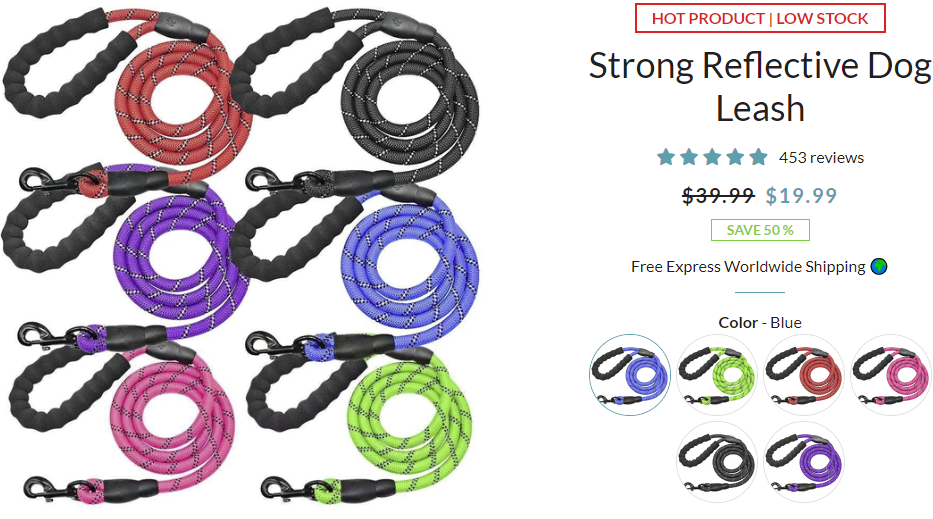 Perfect Paw Store product screenshot leash