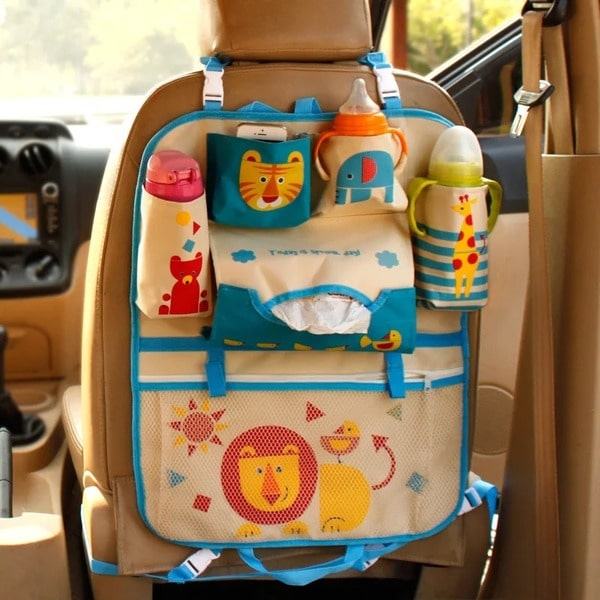 photo back seat prganizer for kids