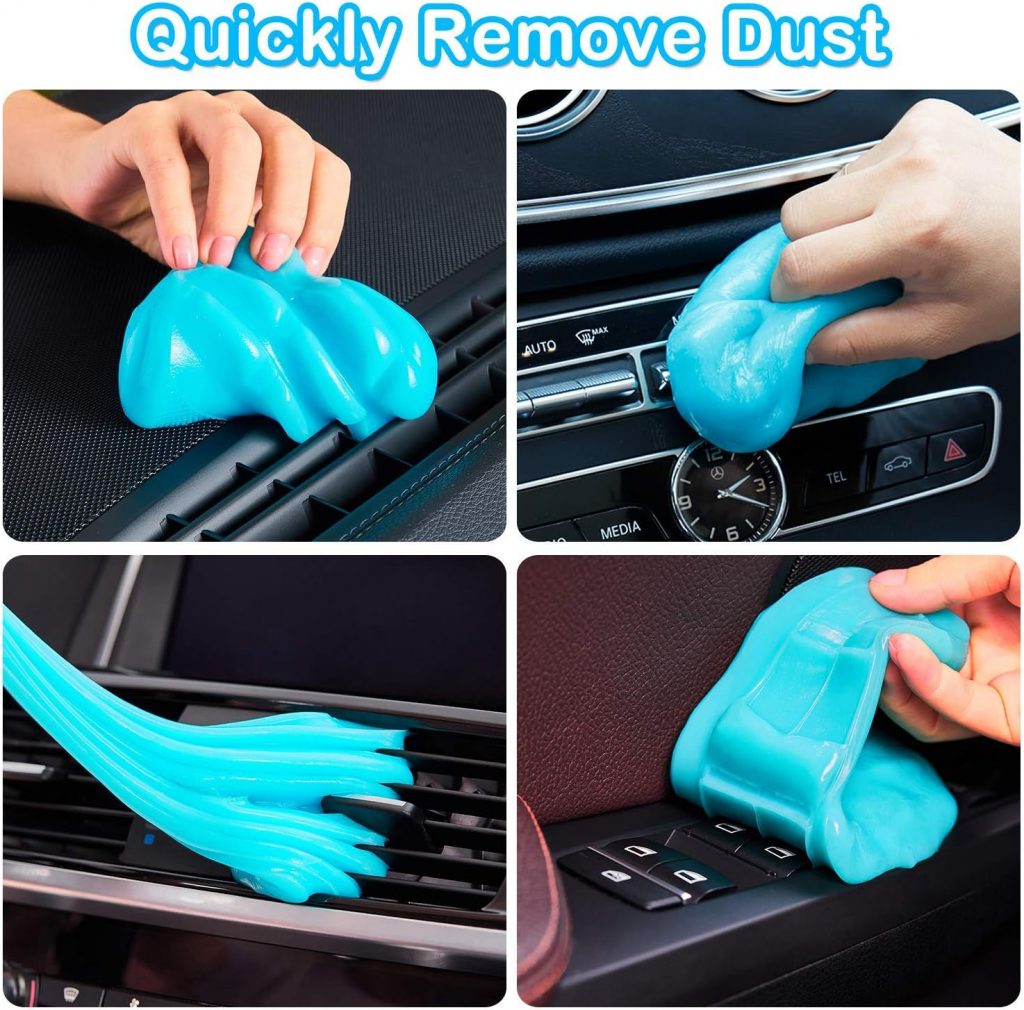 a picture showing a gel cleaner for car interior to sell online