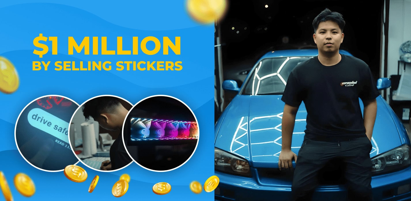 21-Year-Old Spent $300 To Start His Sticker Side Hustle -- Now It Brings In Up To $38,000 A Day: I Was ‘Unprepared’ To Go Viral