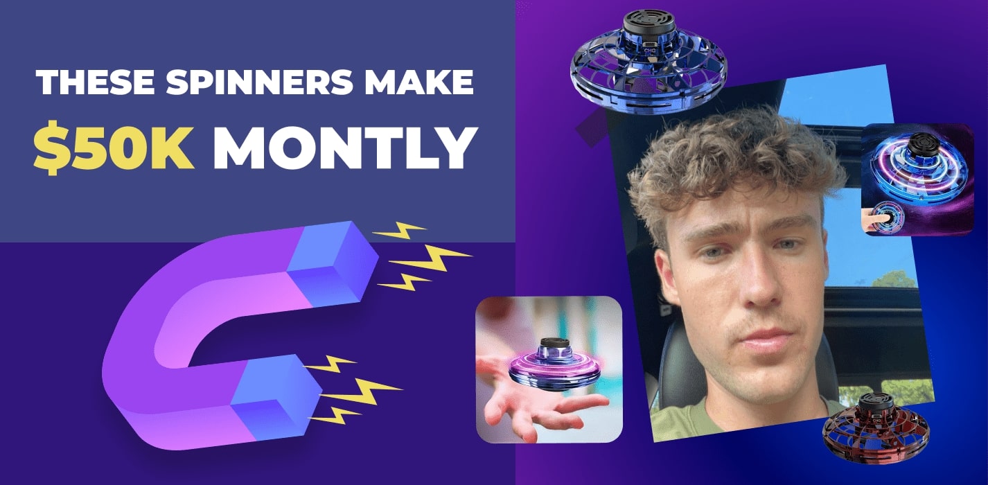 This Flying Spinner Went So Viral! $150K In 3 Month [TikTok Dropshipping Case]