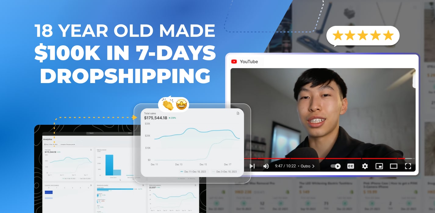 This 18-Year-Old Made Over $100K In 7 Days Dropshipping!