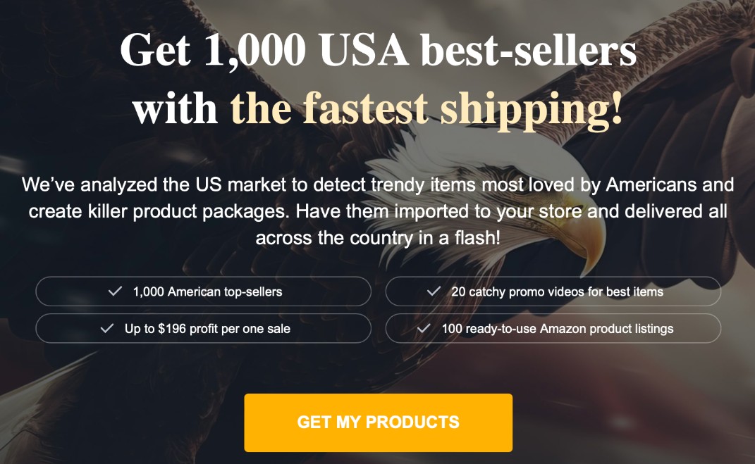 get USA best-sellers with the fastest shipping