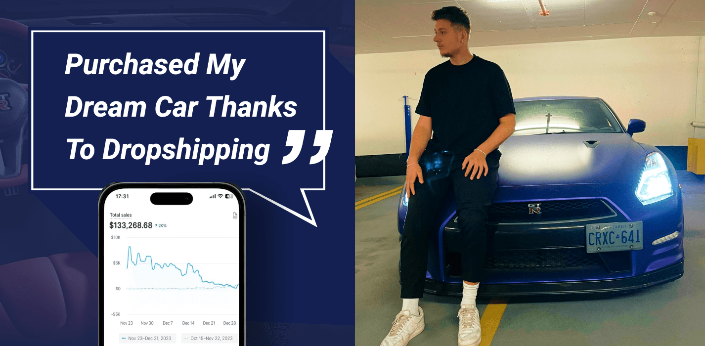 How Patrick Bought His Dream Car With Dropshipping [Case Study]