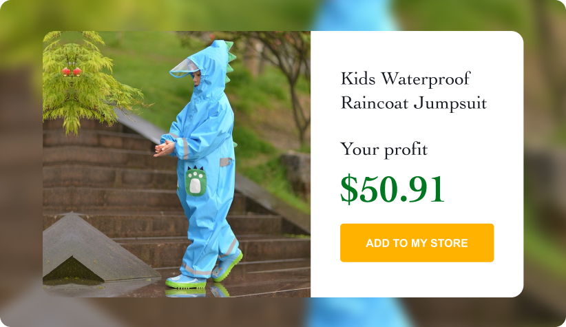 Kids Waterproof Raincoat Jumpsuit 