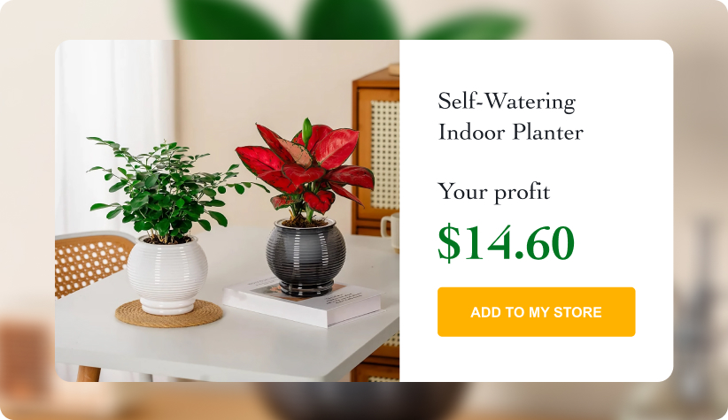 Self-Watering Indoor Succulent Planter 