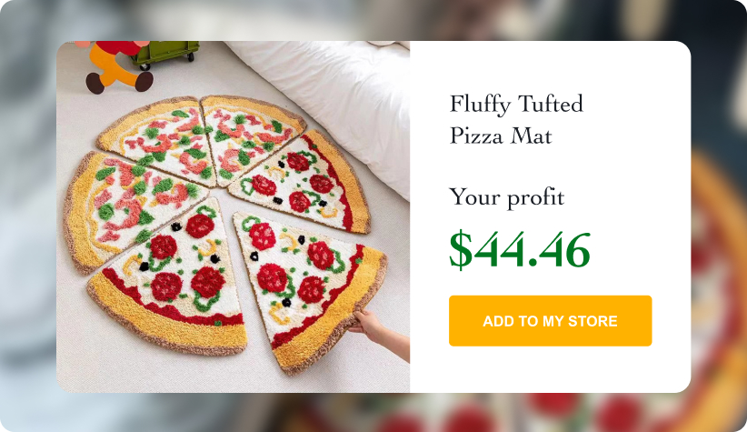 Fluffy Tufted Pizza Mat