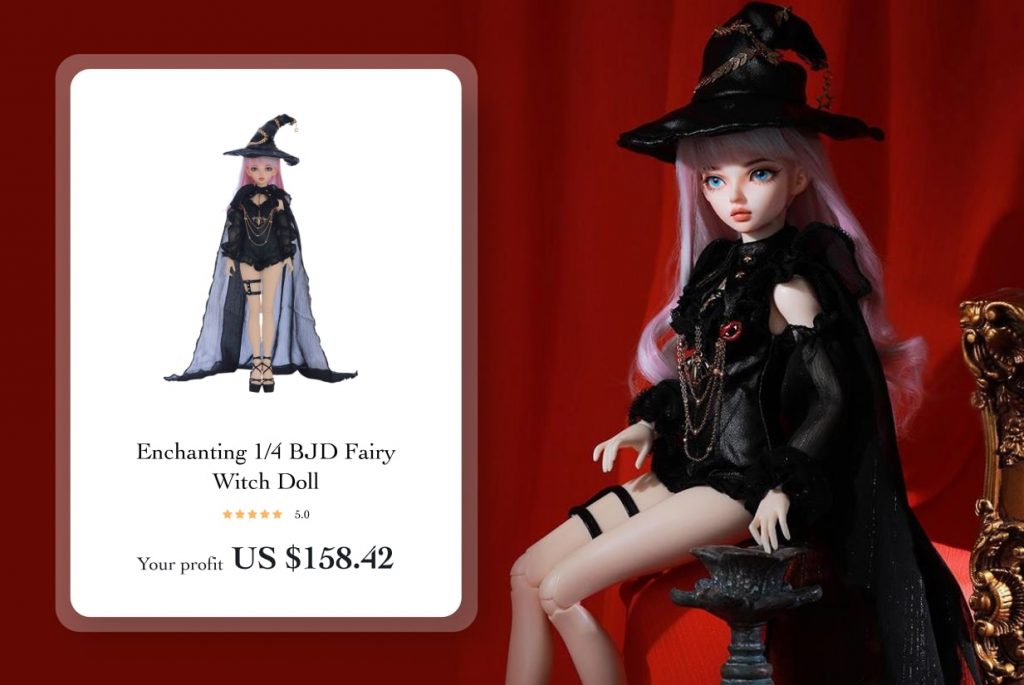 witch doll halloween business