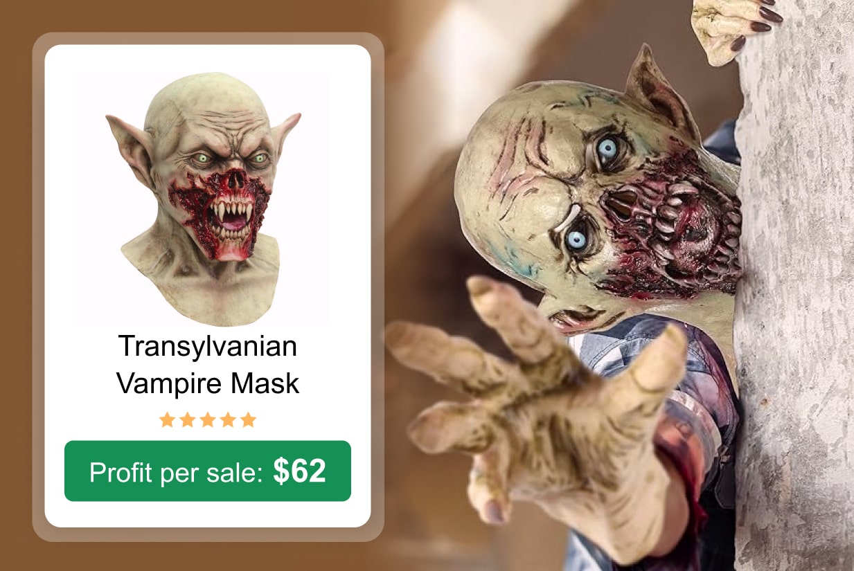 Vampire Latex Mask