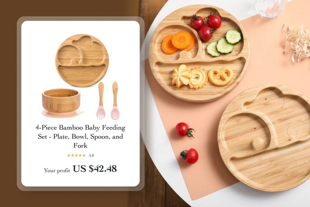 Bamboo Baby Feeding Set