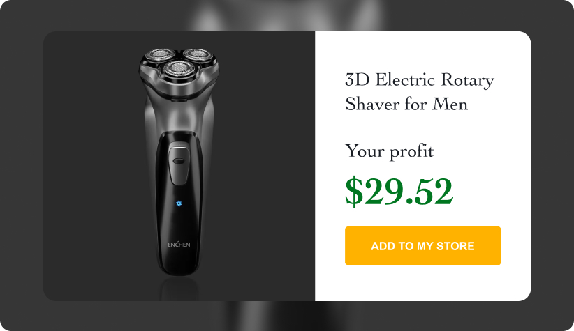 3D Electric Rotary Shaver for Men