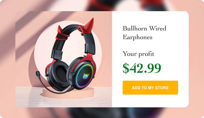 Bullhorn Wired Earphones 