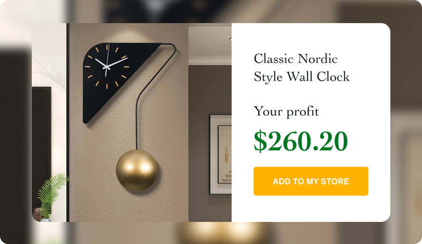 Classic Nordic Style Wall Clock