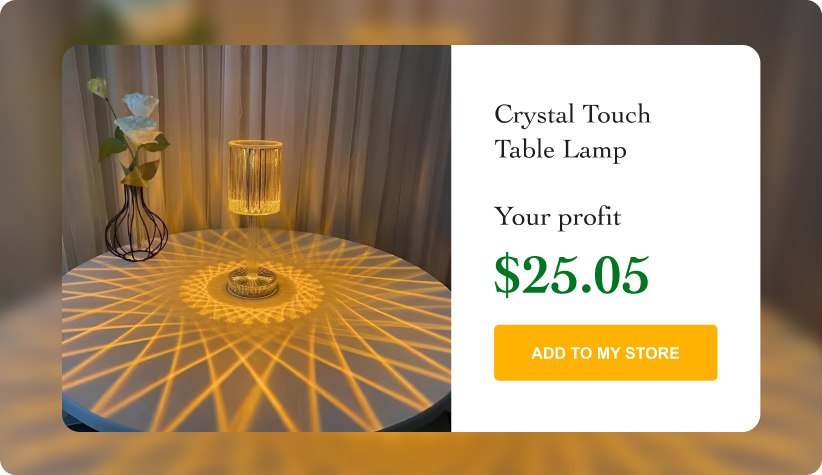 Crystal Touch Table Lamp 