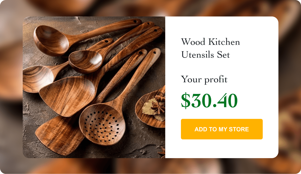 Eco-Friendly Acacia Wood Kitchen Utensils Set 