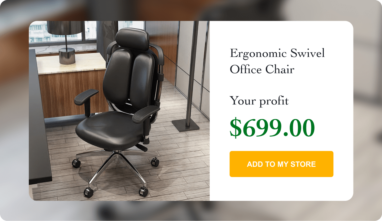 Ergonomic Swivel Office Chair 