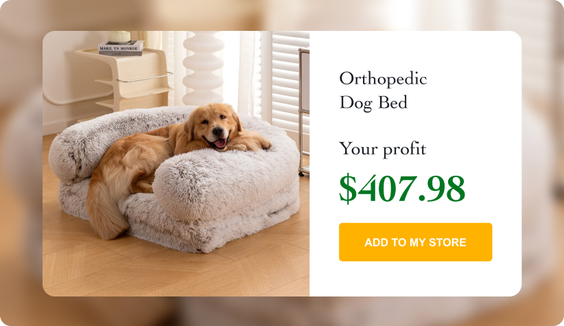 Foldable Orthopedic Dog Bed