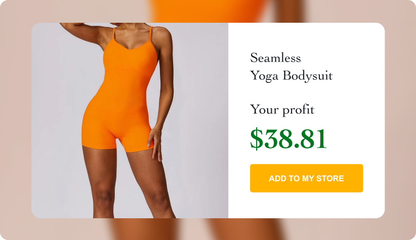 Seamless Yoga Bodysuit for Women