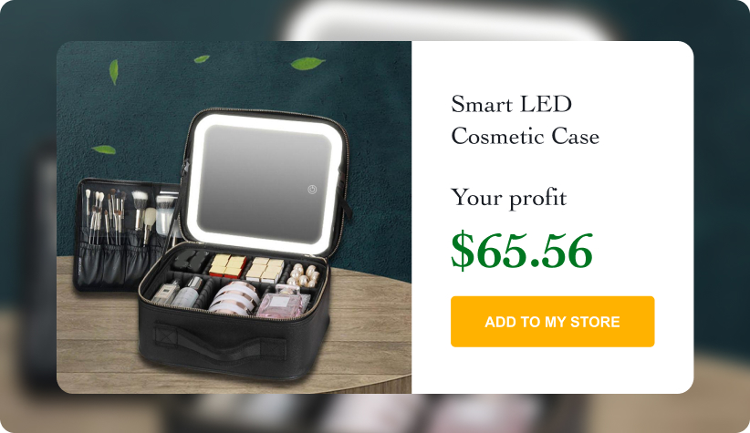 Smart LED Cosmetic Case with Mirror 